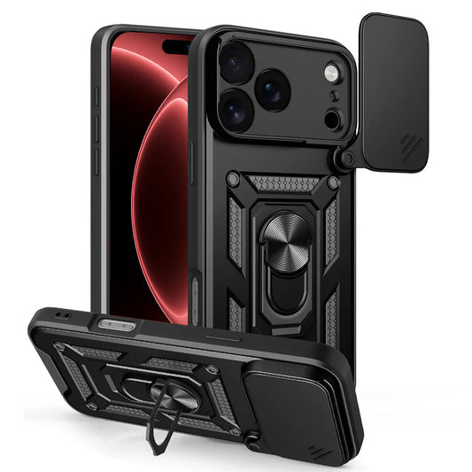 Etui na Apple iPhone 18 Pro Max / 17 Pro Max, Techsuit, CamShield, Czarna