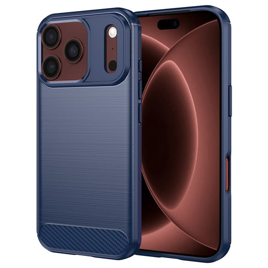 Etui na Apple iPhone 18 Pro Max / 17 Pro Max, Techsuit, Carbon, Niebieskie