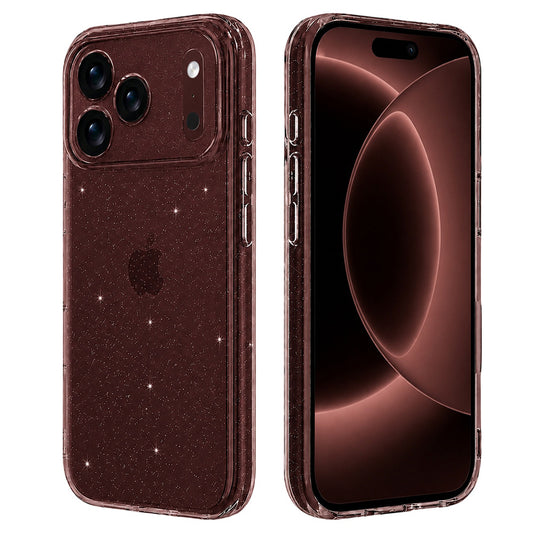 Etui na Apple iPhone 18 Pro Max / 17 Pro Max, Techsuit, SparkleSkin, Przezroczyste