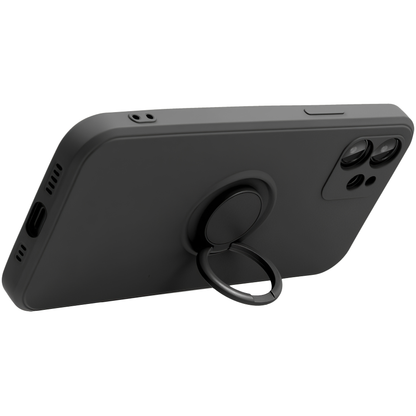 Etui na Apple iPhone 16 Pro Max, OEM, Silicone Ring, czarne