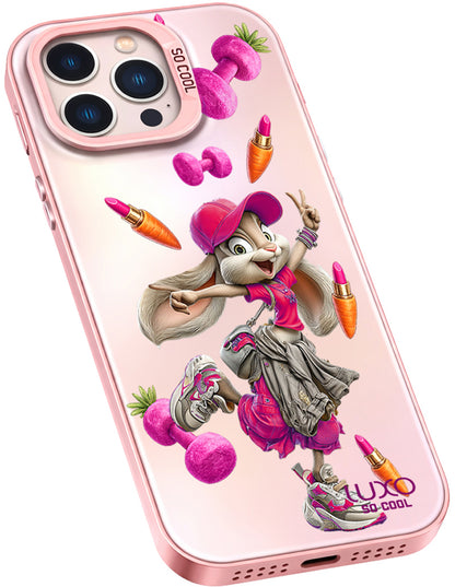 Etui na Apple iPhone 17 Pro, LUXO So CooL, ArcadiA Rabbit, Wielokolorowe