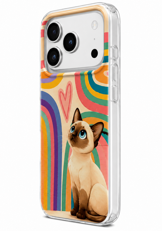 Etui na Apple iPhone 16 Pro Max, Perfect Case, Dreamora Kitty, Wielokolorowe
