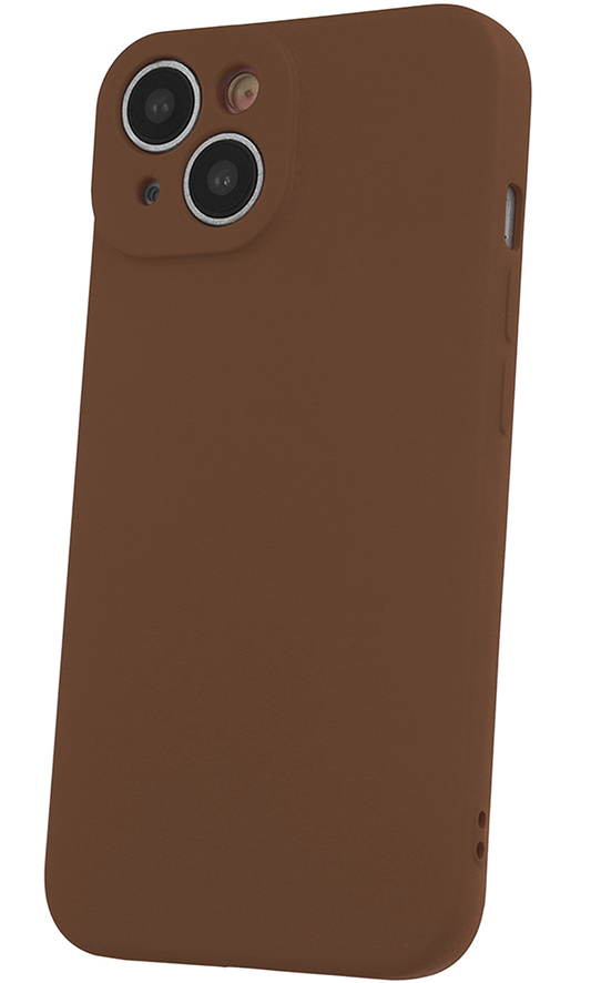 Etui na Apple iPhone 18 Pro / 17 Pro, OEM, silikonowe, brązowe