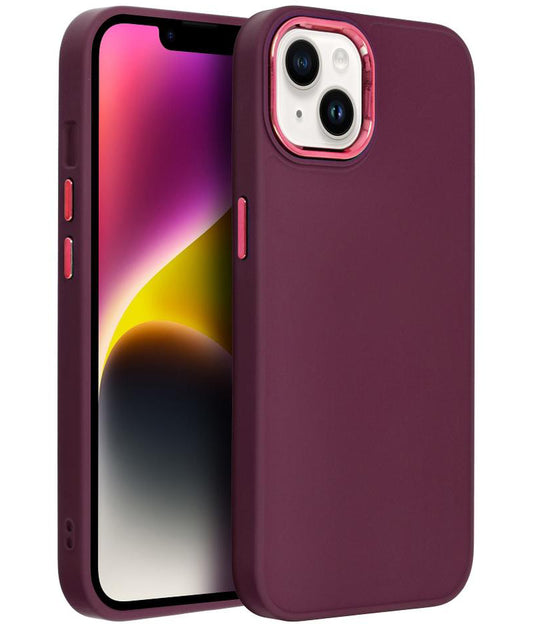 Etui do Apple iPhone 18 Pro / 17 Pro, OEM, Frame, bordowe