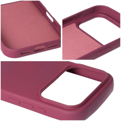Etui do Apple iPhone 18 Pro / iPhone 17 Pro, OEM, silikonowe, bordowe