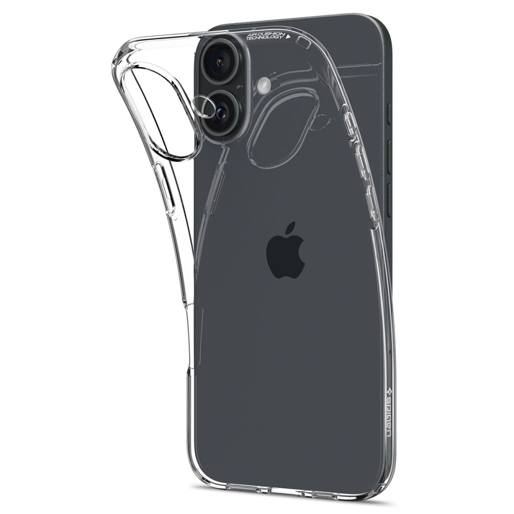 Etui do Apple iPhone 16 Plus, Spigen, ciekłokrystaliczne, przezroczyste ACS08064 