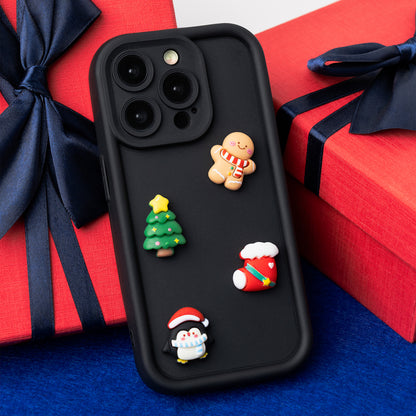 Etui na Apple iPhone 15 Pro, OEM, Ultra Trendy 3D Christmas, czarne