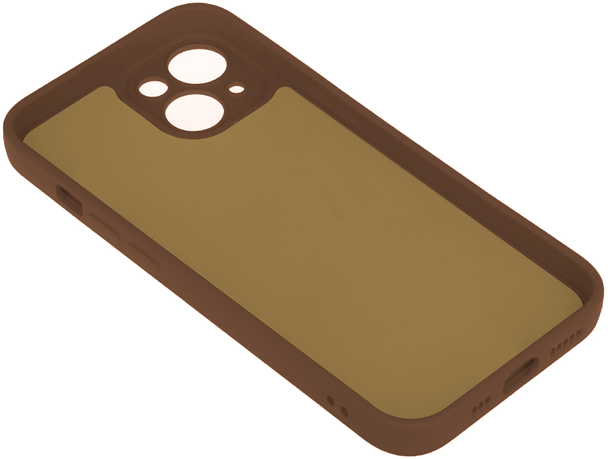 Etui na Apple iPhone 18 Pro Max / 17 Pro Max, OEM, silikon, brązowe