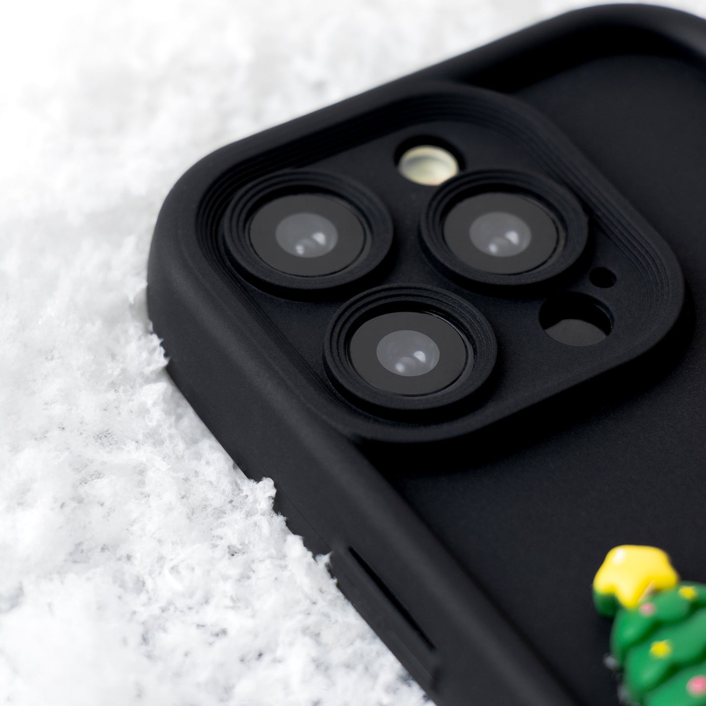 Etui na Apple iPhone 15 Pro, OEM, Ultra Trendy 3D Christmas, czarne