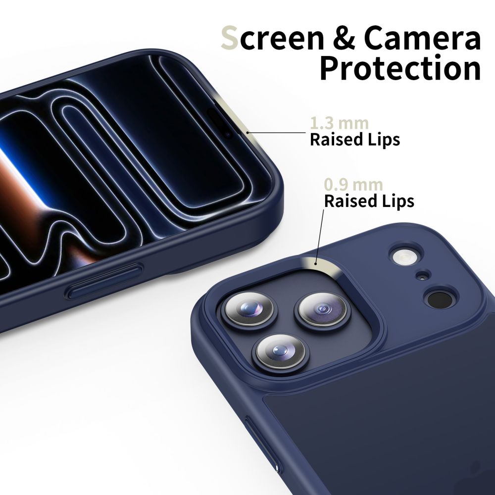 Etui na Apple iPhone 17 Pro Max, Tech-Protect, Magmat, Matowy Granatowy