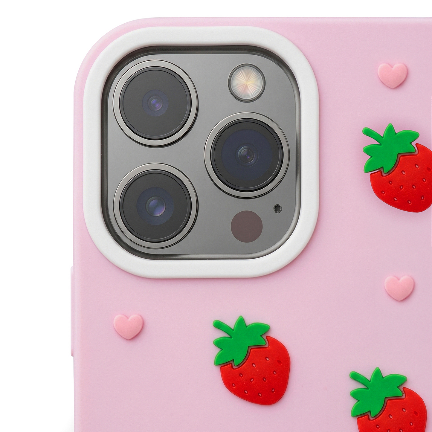 Etui na Apple iPhone 15 / 14 / 13, OEM, Strawberry, Różowe