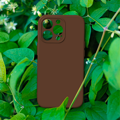 Etui na Apple iPhone 18 Pro Max / 17 Pro Max, OEM, silikon, brązowe