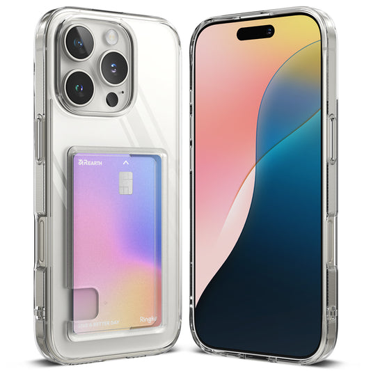 Etui na Apple iPhone 16 Pro Max, Ringke, Fusion Card, Przezroczyste