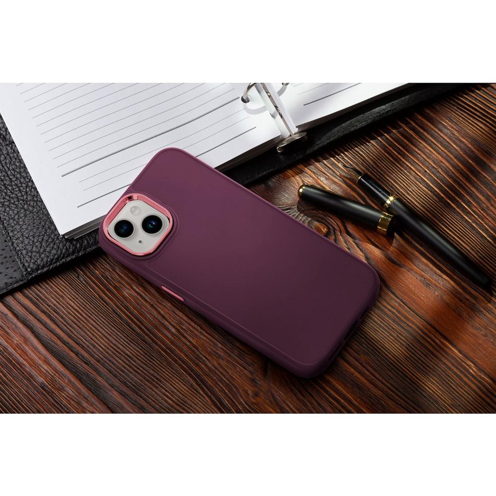Case for Apple iPhone 18 Pro / iPhone 17 Pro, OEM, Frame, Burgundy