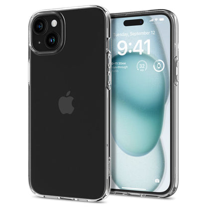 Case for Apple iPhone 15, Spigen, Liquid Crystal, Transparent