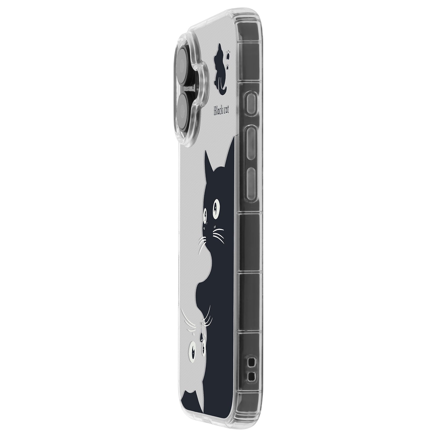 Case for Apple iPhone 17 Pro Max, OEM, Ultra Trendy Cat, Black