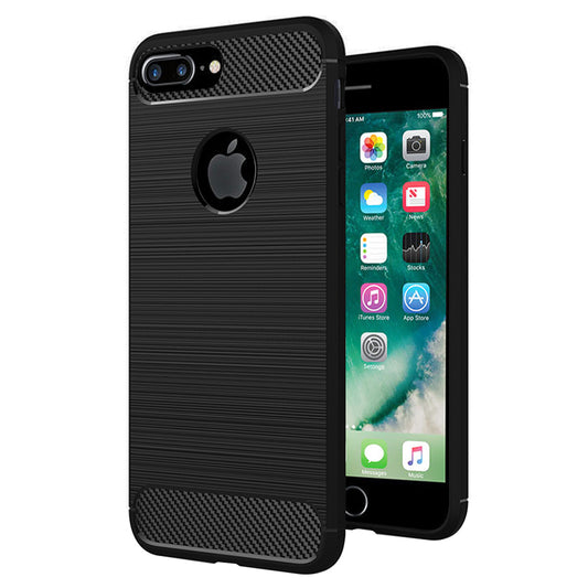 Etui na Apple iPhone 7 Plus, Techsuit, Carbon, Czarny