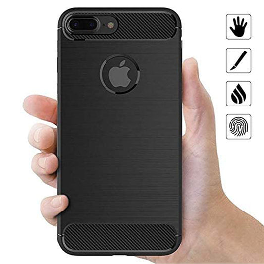 Etui na Apple iPhone 7 Plus, Techsuit, Carbon, Czarny
