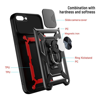 Etui na Apple iPhone 8 Plus / 7 Plus, Techsuit, CamShield, czarne