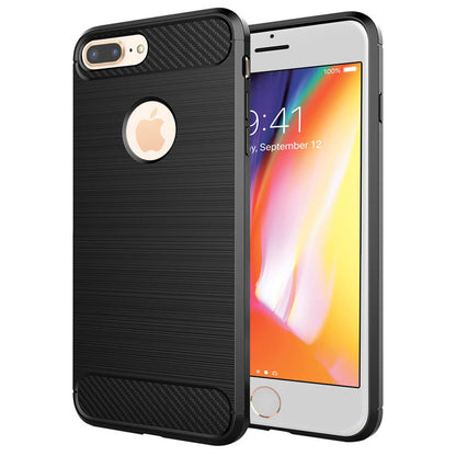 Etui na Apple iPhone 8 Plus, Techsuit, Carbon, Czarny