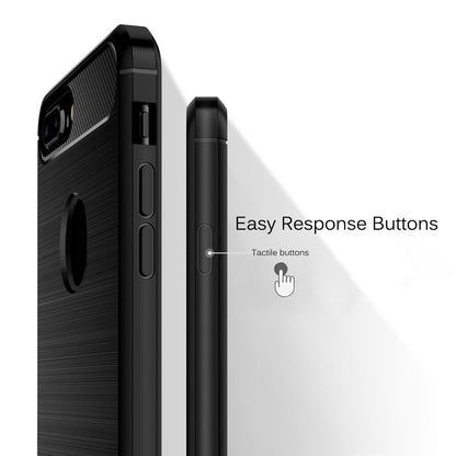 Etui na Apple iPhone 8 Plus, Techsuit, Carbon, Czarny