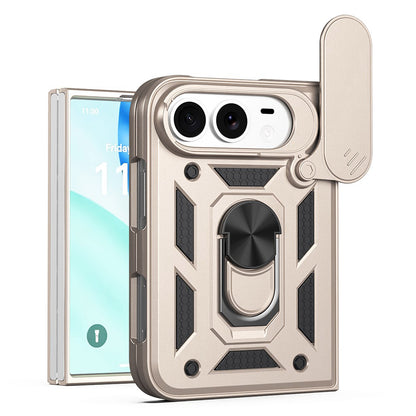 Etui do Apple iPhone Duo, Techsuit, CamShield, złote