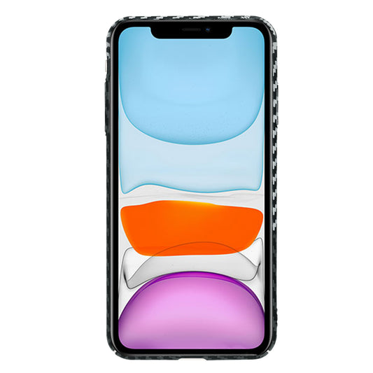 Etui na Apple iPhone XR, Techsuit, Carbonite FiberShell, Czarny Szary