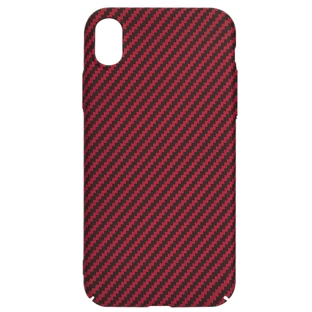 Etui na Apple iPhone XR, Techsuit, Carbonite FiberShell, Czerwony