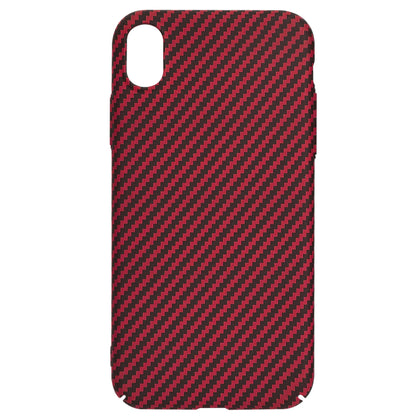 Etui na Apple iPhone XR, Techsuit, Carbonite FiberShell, Czerwony