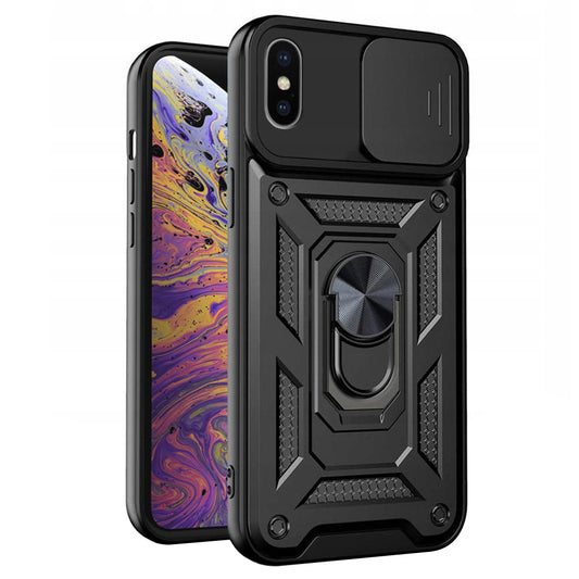Etui na Apple iPhone XS Max, Techsuit, CamShield, czarne