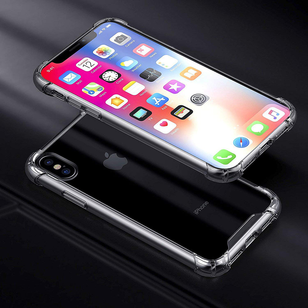 Case for Apple iPhone XS / X, Techsuit, Shockproof Clear, Transparent