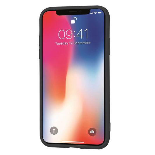 Etui na Apple iPhone XS / X, Techsuit, SoftFlex, Czarny