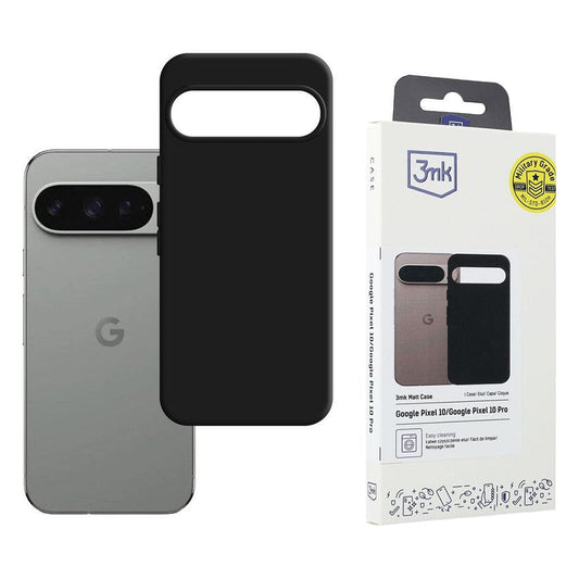 Etui na Google Pixel 10 Pro / 10, 3MK, Czarny Mat