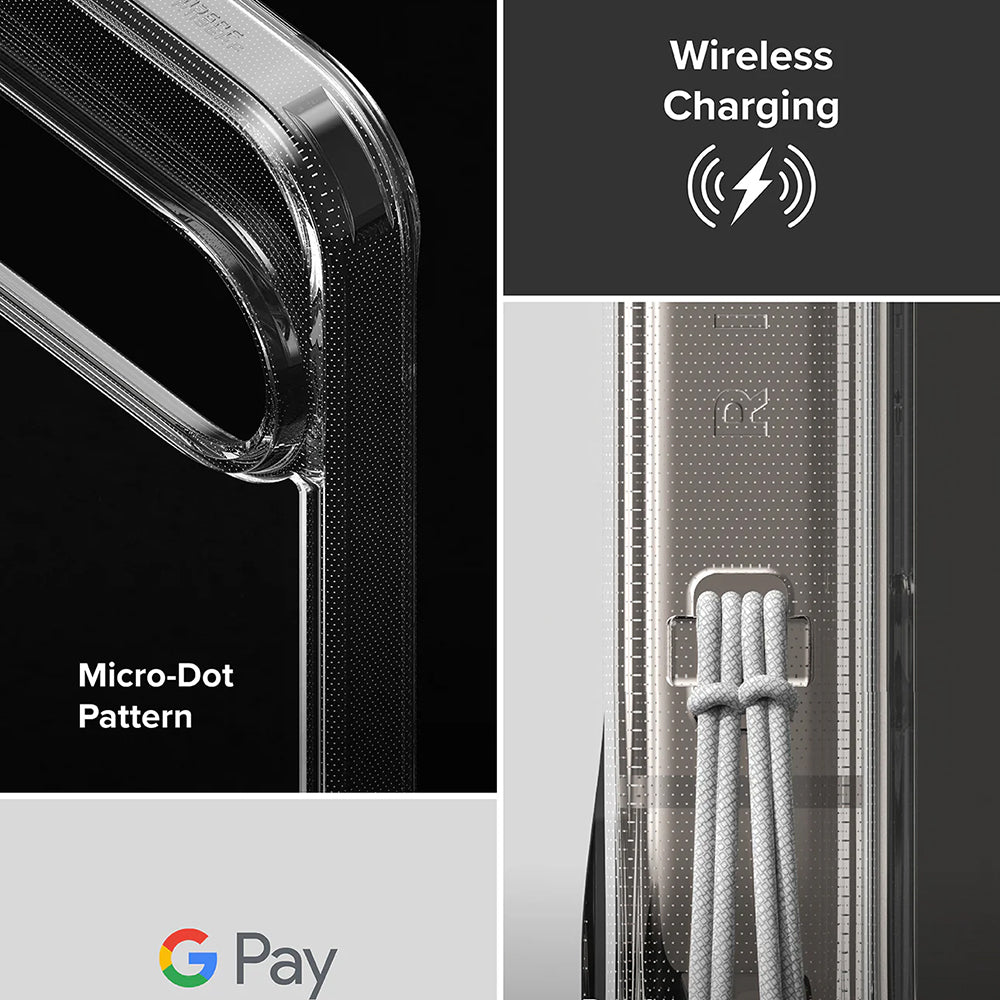 Etui na Google Pixel 10 Pro / 10, Ringke, Fusion, Przezroczyste