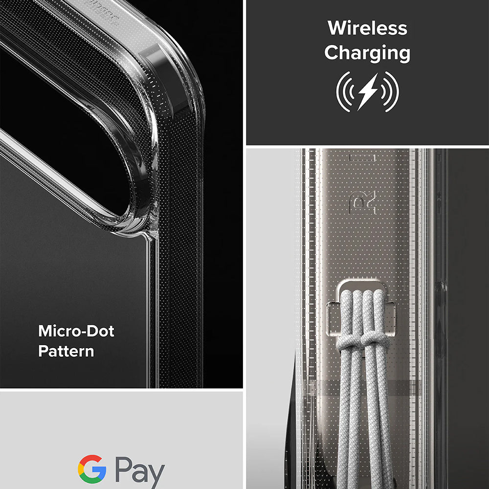 Etui na Google Pixel 10 Pro / 10, Ringke, Fusion, Matowa Przezroczysta