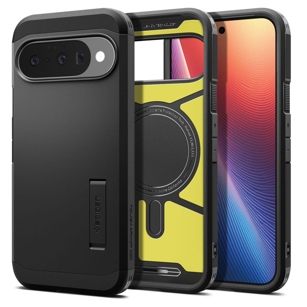 Case for Google Pixel 10 Pro / 10, Spigen, Tough Armor, Black