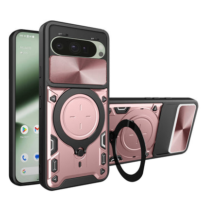 Etui na Google Pixel 10 Pro / 10, Techsuit, CamGuard Pro, Różowo-Złoty