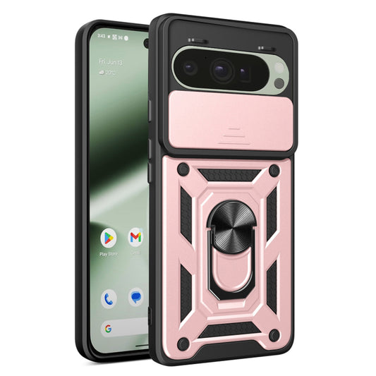 Etui na Google Pixel 10 Pro / 10, Techsuit, CamShield, różowe