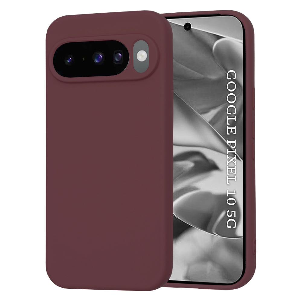 Etui na Google Pixel 10 Pro / 10, Techsuit, SoftFlex, Wiśniowy