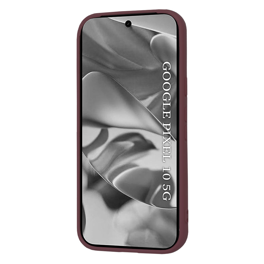 Etui na Google Pixel 10 Pro / 10, Techsuit, SoftFlex, Wiśniowy