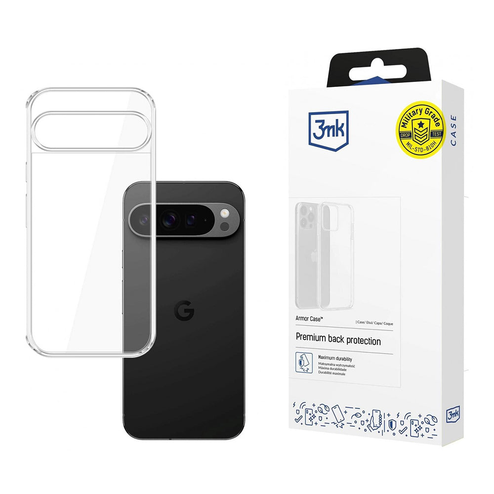 Etui na Google Pixel 10 Pro XL, 3MK, Armor, Przezroczyste