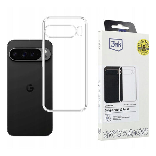 Etui na Google Pixel 10 Pro XL, 3MK, Clear, Przezroczyste