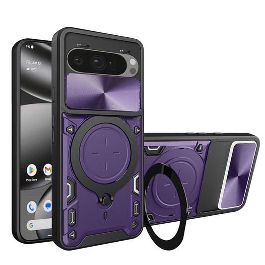 Etui na Google Pixel 10 Pro XL, Techsuit, CamGuard Pro, Fioletowy