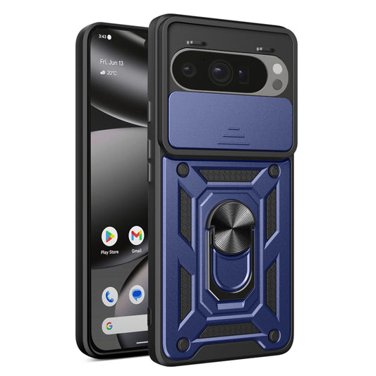 Etui na Google Pixel 10 Pro XL, Techsuit, CamShield, Niebieskie