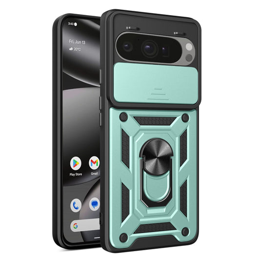 Etui na Google Pixel 10 Pro XL, Techsuit, CamShield, Zielony