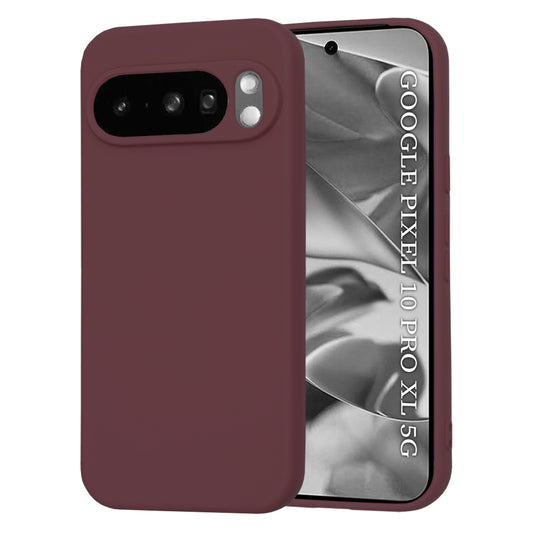 Etui na Google Pixel 10 Pro XL, Techsuit, SoftFlex, Wiśniowy