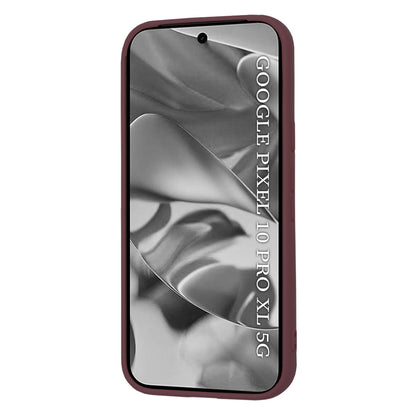 Case for Google Pixel 10 Pro XL, Techsuit, SoftFlex, Burgundy