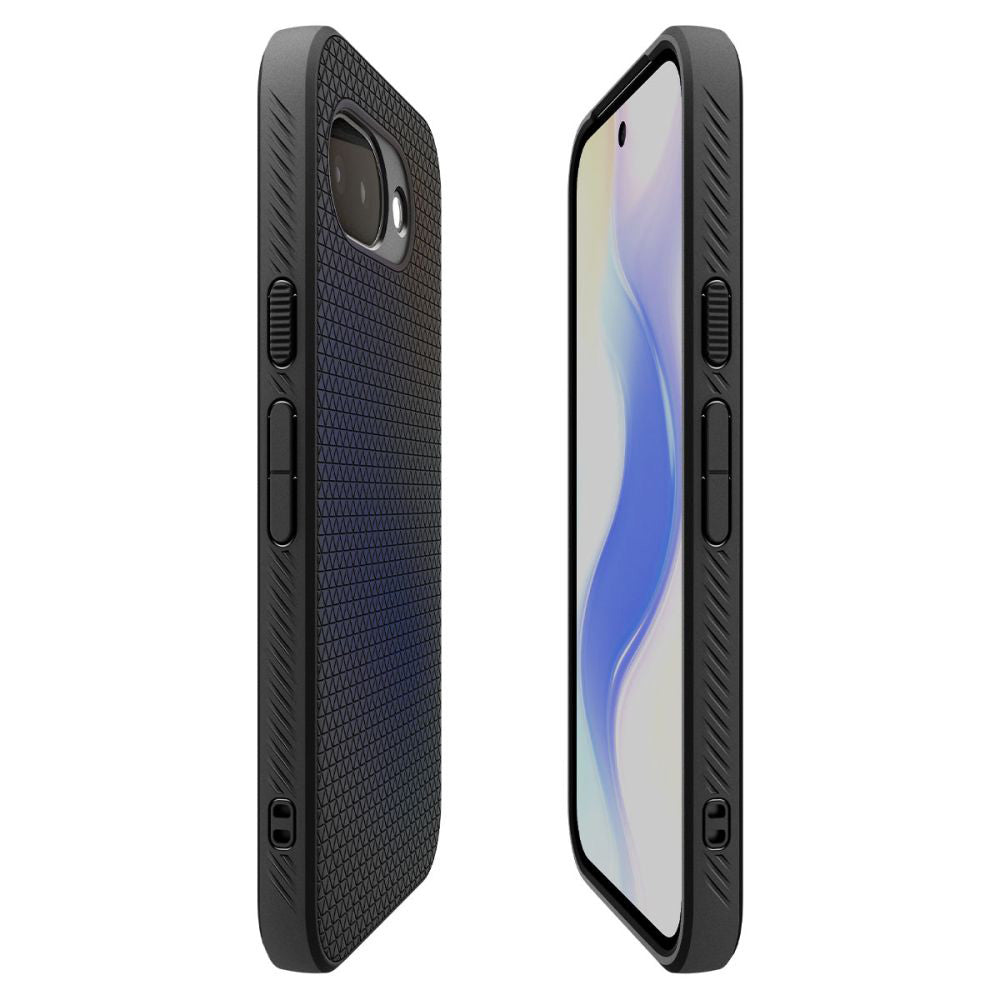 Etui na Google Pixel 10a, Spigen, Liquid Air, Czarne Matowe ACS11285
