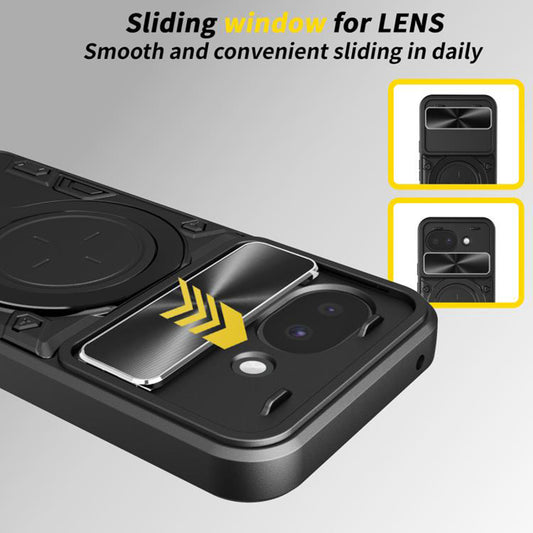 Etui na Google Pixel 10a, Techsuit, CamGuard Pro, Niebieskie