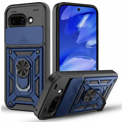 Etui na Google Pixel 10a, Techsuit, CamShield, Niebieskie